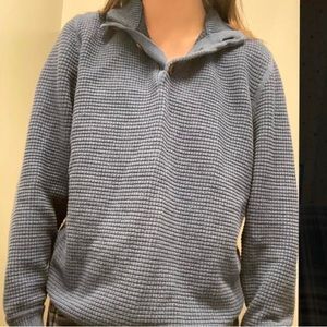 Blue button up Sweater